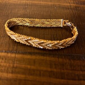 Beautiful bracelet plated 24 karat gold